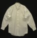 画像1: 60'S ENRO オックスフォード 長袖 BDシャツ ホワイト USA製 (VINTAGE) (1)