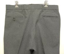 他の写真3: 80'S LEVIS "ACTION SLACKS" スラックス チャコール/チョークストライプ TALONジップ (VINTAGE)