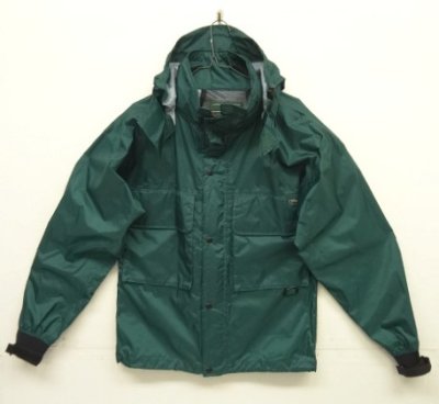 画像1: 90'S ORVIS リップストップナイロン フィッシングジャケット ダークグリーン (VINTAGE)