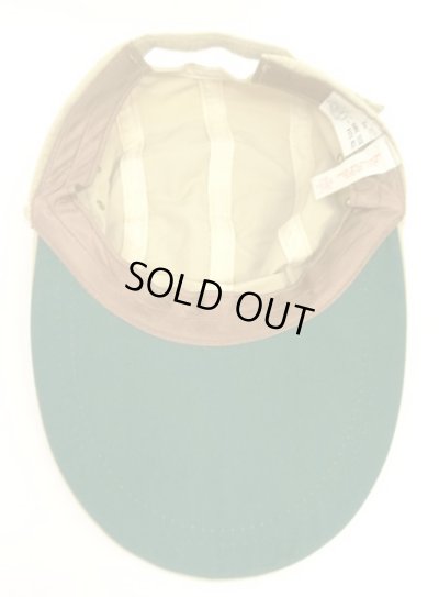 画像5: 80'S THE EAGLE CAP 3PLYコットン ロングビル キャップ ベージュ USA製 (VINTAGE)