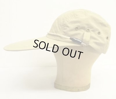 画像3: 80'S THE EAGLE CAP 3PLYコットン ロングビル キャップ ベージュ USA製 (VINTAGE)