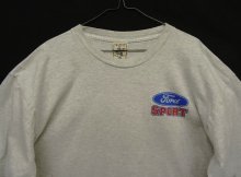 他の写真1: 90'S FORD "ALORE製ボディ" 染み込みプリント 長袖 Tシャツ グレー USA製 (VINTAGE)