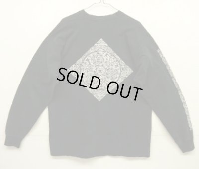 画像4: 90'S FASHION VICTIM 袖&両面プリント 長袖 Tシャツ ブラック USA製 (VINTAGE)