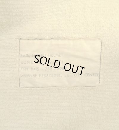 画像3: 70'S アメリカ軍 USAF "パイルライナー" フライヤーズ ヘルメットバッグ ミリタリーグリーン (VINTAGE)