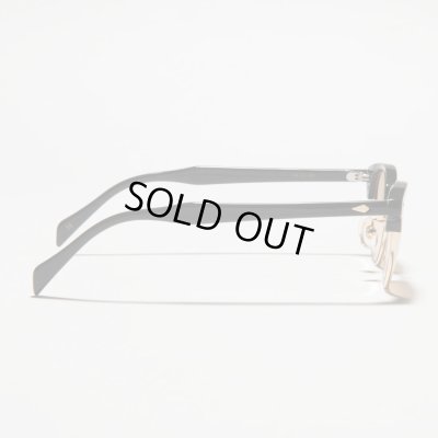 画像5: H OPTICAL "H-00" サングラス ブラック&ゴールド/ライトブラウンレンズ (NEW)