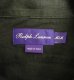 画像2: RALPH LAUREN "PURPLE LABEL" リネン 長袖 ボックスシャツ ブラック イタリア製 (USED) (2)