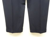 他の写真2: RALPH LAUREN "PURPLE LABEL" ツープリーツ ウールパンツ ネイビー イタリア製 (USED)