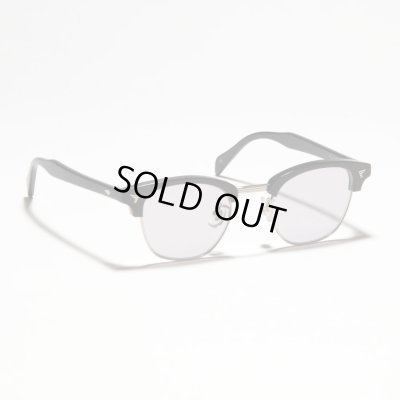 画像3: H OPTICAL "H-00" サングラス ブラック&シルバー/ライトグレーレンズ (NEW)