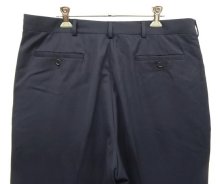 他の写真3: RALPH LAUREN "PURPLE LABEL" ツープリーツ ウールパンツ ネイビー イタリア製 (USED)