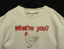 他の写真1: WHAT'RE YOU? 半袖 Tシャツ ホワイト (VINTAGE)