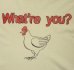 画像3: WHAT'RE YOU? 半袖 Tシャツ ホワイト (VINTAGE) (3)