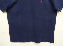 他の写真3: 90'S RALPH LAUREN ロゴ刺繍 半袖 Tシャツ ネイビー (VINTAGE)