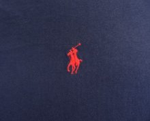 他の写真2: 90'S RALPH LAUREN ロゴ刺繍 半袖 Tシャツ ネイビー (VINTAGE)