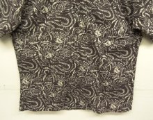 他の写真3: 90'S RALPH LAUREN "CLAYTON" コットン 半袖 オープンカラーシャツ ブラックベース/ドラゴン柄 (VINTAGE)