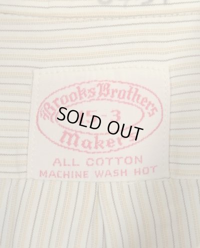 画像2: 60'S BROOKS BROTHERS "MAKERS" 6ボタン ポプリン BDシャツ ストライプ USA製 (VINTAGE)