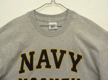 他の写真1: 90'S アメリカ軍 US NAVAL ACADEMY "NAVY HOCKEY" シングルステッチ 半袖 Tシャツ ヘザーグレー USA製 (VINTAGE)