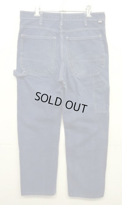 画像1: 80'S DICKIES チビタグ デニム ペインターパンツ インディゴ 42TALONジップ W33L30 USA製 (VINTAGE)