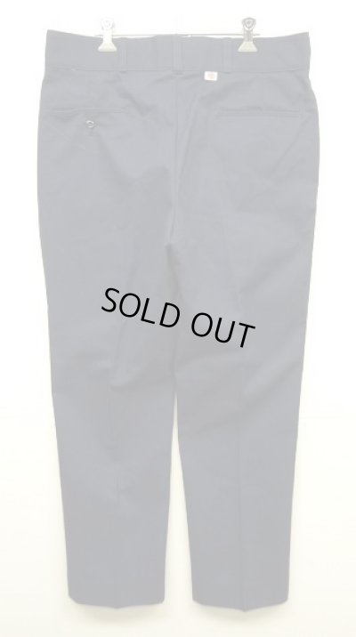 画像1: 80'S DICKIES "INDUSTRIAL WEAR" チビタグ ワークパンツ ネイビー TALONジップ (DEADSTOCK)