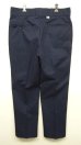 画像1: 80'S DICKIES "INDUSTRIAL WEAR" チビタグ ワークパンツ ネイビー TALONジップ (DEADSTOCK) (1)