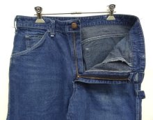 他の写真1: 80'S DICKIES チビタグ デニム ペインターパンツ インディゴ 42TALONジップ W33L30 USA製 (VINTAGE)