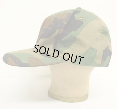 画像3: 80'S LL Bean リップストップ 6パネルキャップ カモ USA製 (VINTAGE)