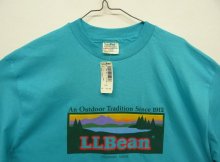 他の写真1: 80'S LL Bean x HANES シングルステッチ 半袖 Tシャツ ターコイズブルー USA製 (DEADSTOCK)