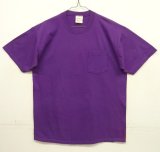 90'S LL Bean x RUSSELL ATHLETIC ポケット付き 半袖 Tシャツ グレープ USA製 (VINTAGE)
