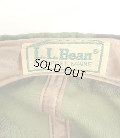 画像6: 80'S LL Bean リップストップ 6パネルキャップ カモ USA製 (VINTAGE)