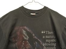 他の写真1: 90'S BOB MARLEY "SUN ISLAND製" シングルステッチ 半袖 Tシャツ フェードブラック (VINTAGE)