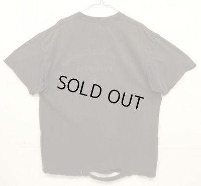 画像5: 90'S BOB MARLEY 両面プリント 半袖 Tシャツ フェードブラック (VINTAGE)