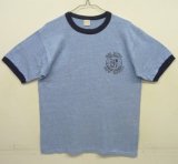 70'S SPORTSWEAR シングルステッチ 半袖 リンガーTシャツ ブルーヘザー (VINTAGE)