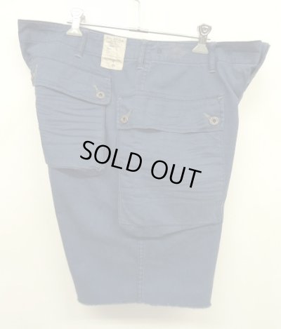 画像5: 90'S RALPH LAUREN ヘリンボーンツイル ドーナツボタン カーゴショーツ ネイビー (VINTAGE)