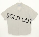 90'S RALPH LAUREN "BONNARD" シルク/リネン 半袖 オープンカラーシャツ 総柄 (VINTAGE)