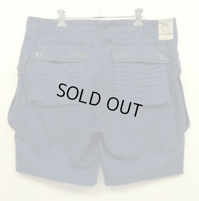 画像6: 90'S RALPH LAUREN ヘリンボーンツイル ドーナツボタン カーゴショーツ ネイビー (VINTAGE)