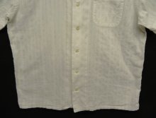 他の写真3: 90'S RALPH LAUREN "ANDY CAMP"  ジャガード 半袖 オープンカラーシャツ ホワイト (VINTAGE)