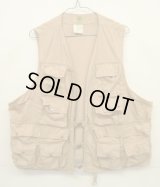 70'S IDEAL フロント10ポケット フィッシングベスト タン (VINTAGE)