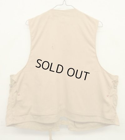 画像3: 70'S IDEAL フロント10ポケット フィッシングベスト タン (VINTAGE)