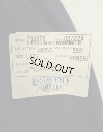 画像4: 90'S LANDS' END コットンツイルショーツ ネイビー USA製 (DEADSTOCK)