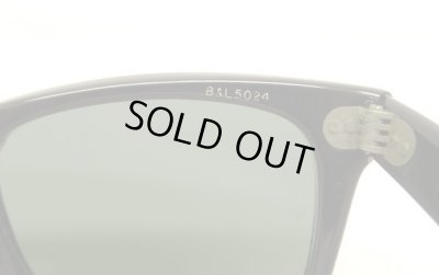 画像7: 80'S B&L ボシュロム製 RAY-BAN "WAYFARER" サングラス ブラック USA製 (VINTAGE)