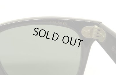画像7: 80'S B&L ボシュロム製 RAY-BAN "WAYFARER" サングラス ブラック USA製 (VINTAGE)