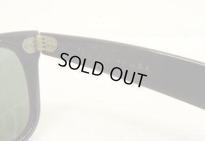画像8: 80'S B&L ボシュロム製 RAY-BAN "WAYFARER" サングラス ブラック USA製 (VINTAGE)