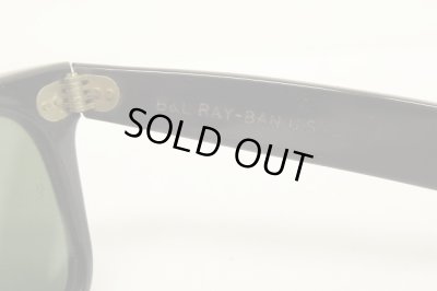 画像8: 80'S B&L ボシュロム製 RAY-BAN "WAYFARER" サングラス ブラック USA製 (VINTAGE)