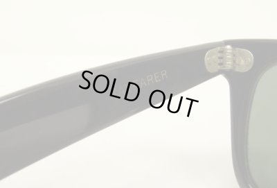 画像9: 80'S B&L ボシュロム製 RAY-BAN "WAYFARER" サングラス ブラック USA製 (VINTAGE)