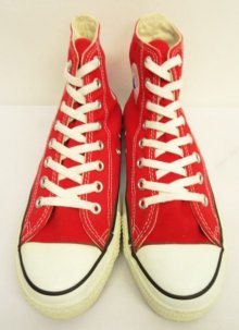 他の写真1: 90'S CONVERSE "ALL STAR HI" キャンバス スニーカー レッド USA製 (VINTAGE)