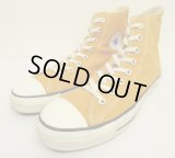 90'S CONVERSE "ALL STAR HI" キャンバス スニーカー マスタード USA製 (VINTAGE)