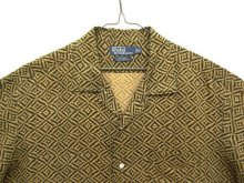 他の写真1: 90'S RALPH LAUREN "BONNARD" シルク/リネン 半袖 オープンカラーシャツ 総柄 (VINTAGE)