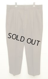80'S LEVIS "ACTION SLACKS" ツープリーツ スラックス ブラウン TALONジップ (VINTAGE)
