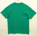画像4: 80'S PARK TYATT "HANES製" シングルステッチ ポケット付き 半袖 Tシャツ グリーン USA製 (VINTAGE) (4)