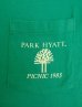 画像3: 80'S PARK TYATT "HANES製" シングルステッチ ポケット付き 半袖 Tシャツ グリーン USA製 (VINTAGE) (3)