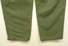 他の写真2: 60'S アメリカ軍 US ARMY "OG107" 初期モデル コットンサテン 平ボタン ベイカーパンツ W36L33 (VINTAGE)